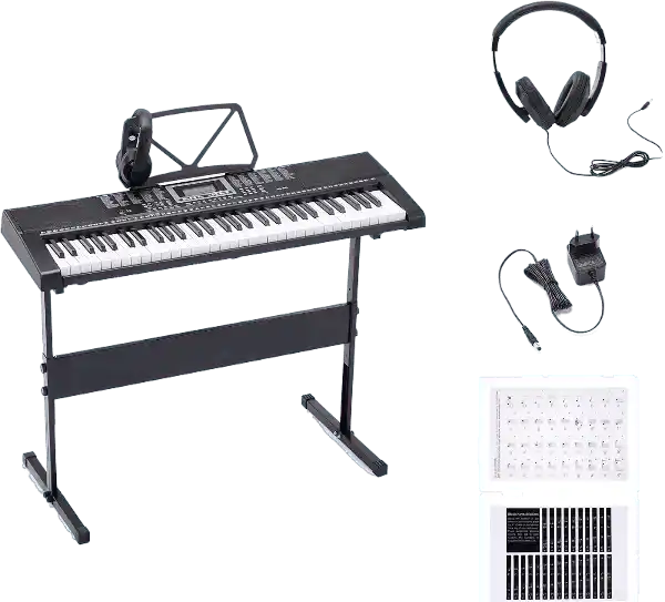 Amazon Basics Portable Digital Piano Keyboard with 61 Keys
