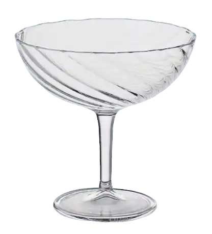 Dior Striped Glass Cup