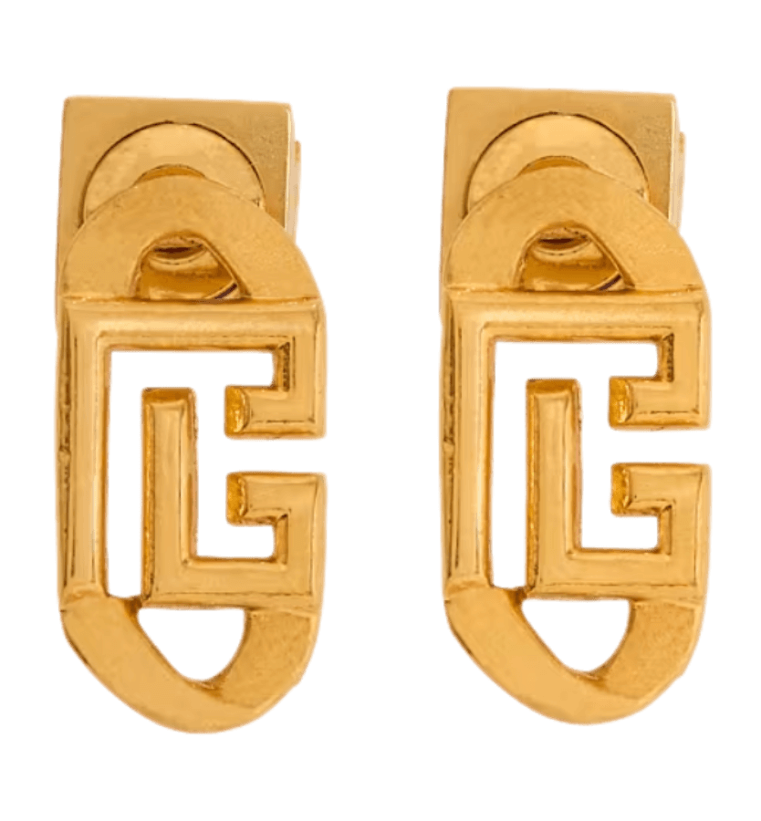 Balmain Sync PB Brass Earring - Gold