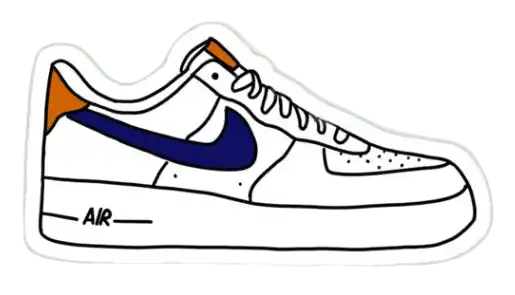 Nike AF1 Sticker