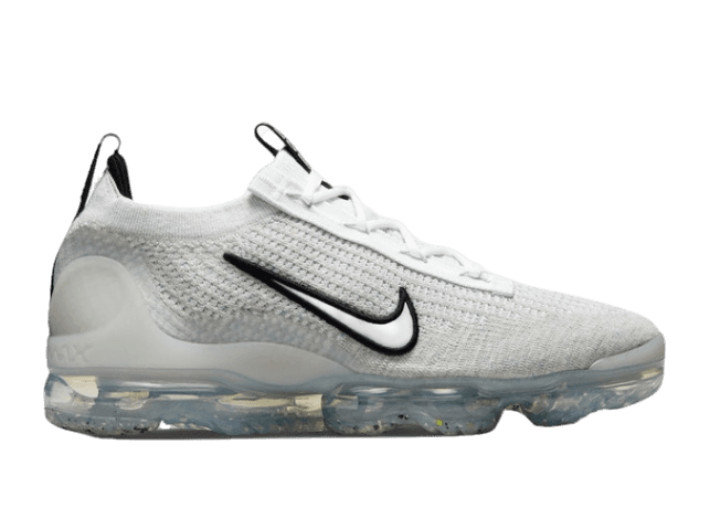 Nike Air VaporMax 2021 FK - White Black Metallic Silver