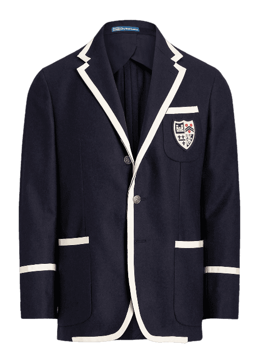 Polo Ralph Lauren Unconstructed Wool Cricket Blazer - Navy
