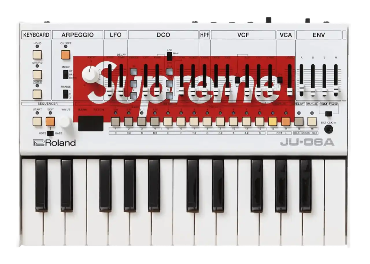 Supreme Roland JU-06A Synthesizer - White