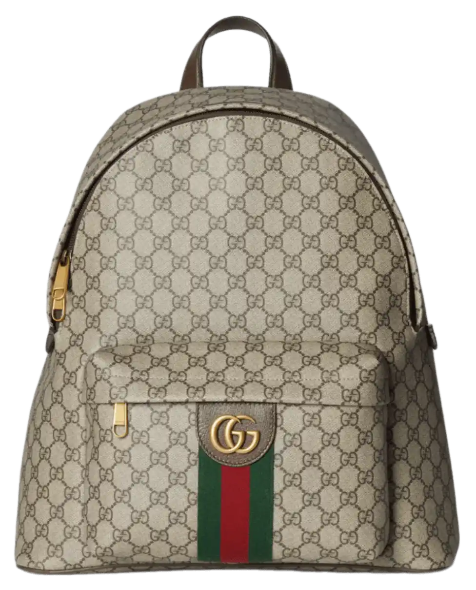 Gucci Ophidia Medium Backpack - Beige/Brown