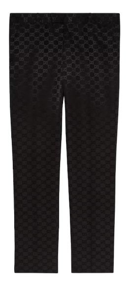 GG Cotton Viscose Formal Pant - Black