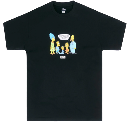 Kith x The Simpsons Original Family Tee - Black