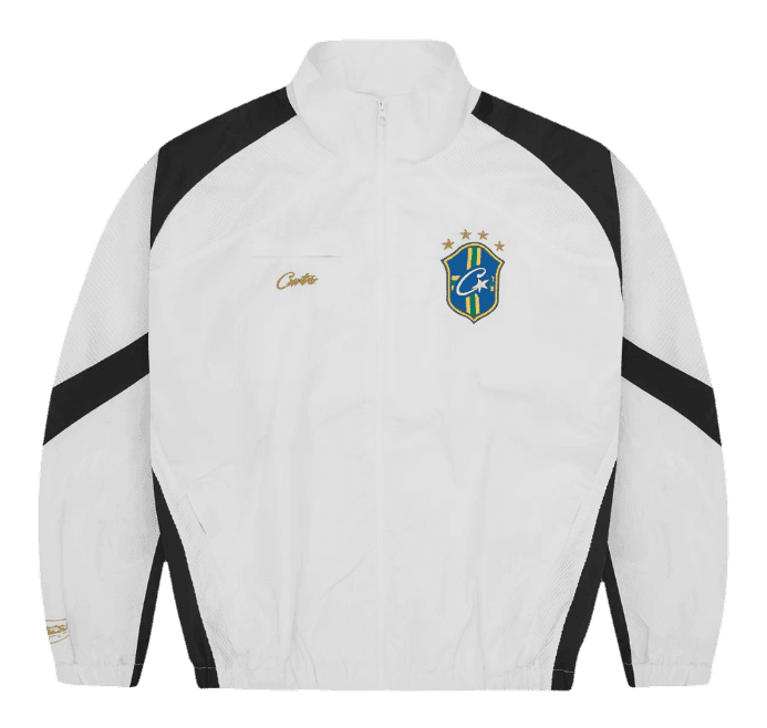 Corteiz Olympic Shuku Jacket Brasil - White/Black