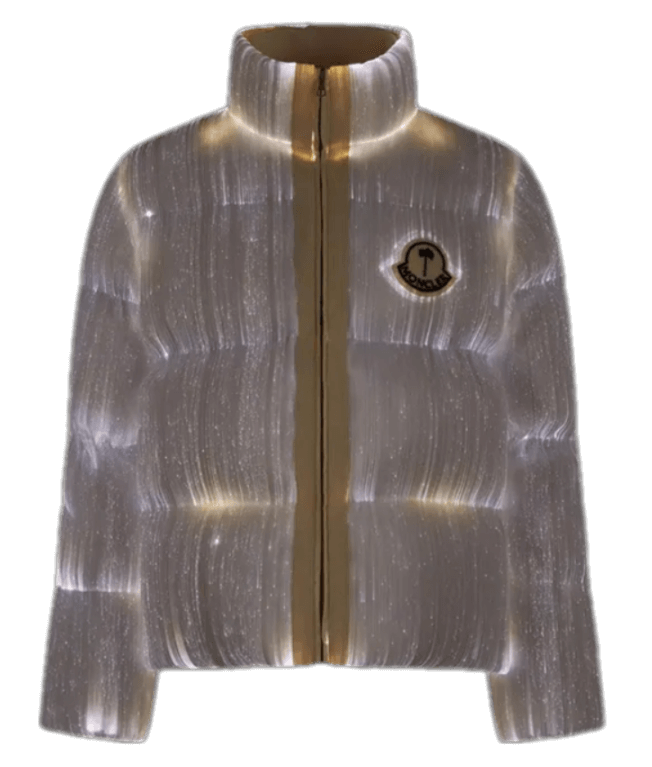 Moncler Maya 70 by Palm Angels Jacket - Bright White