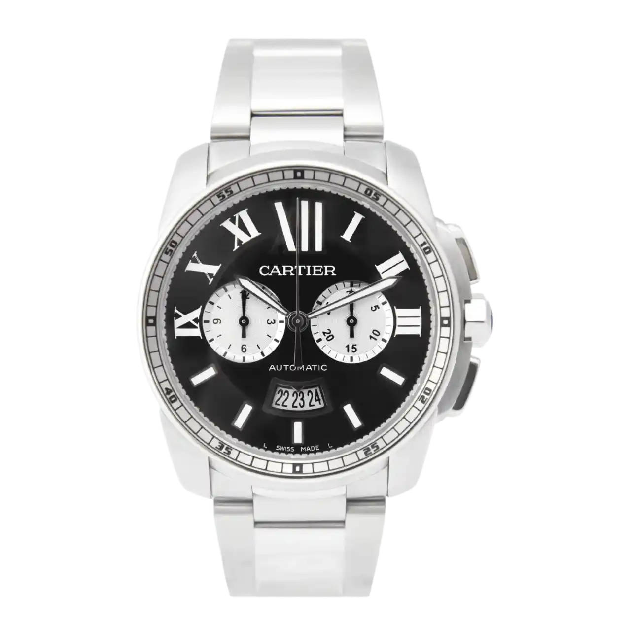 Cartier Calibre De Cartier Black Dial - 42mm, Steel (2016)