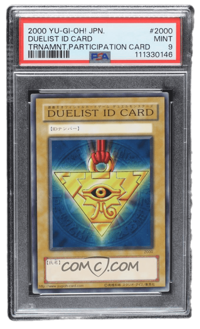 2000 Yu-Gi-Oh! World Championship Tournament 2000 Participation Card - Promos #2000 - Duelist ID Card PSA 9 MINT