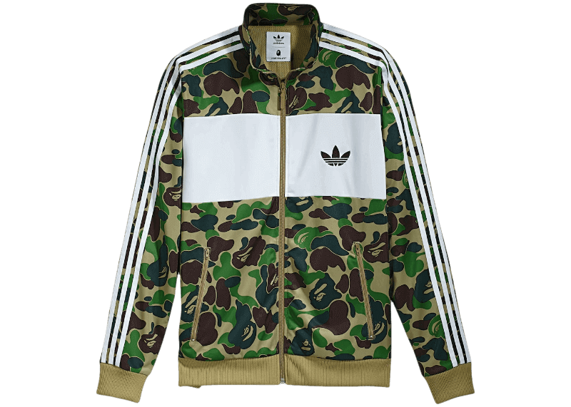 BAPE X adidas ABC Camo Track Jacket - Green