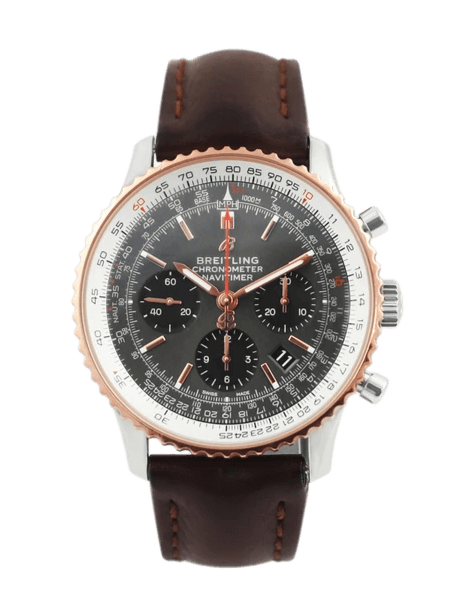 Breitling Navitimer 01 Grey Dial - 43mm, Steel and Rose Gold (2020)