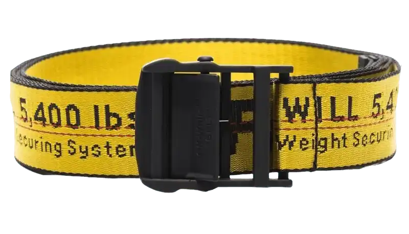 Off-White Classic Industrial Belt - Yellow/Black