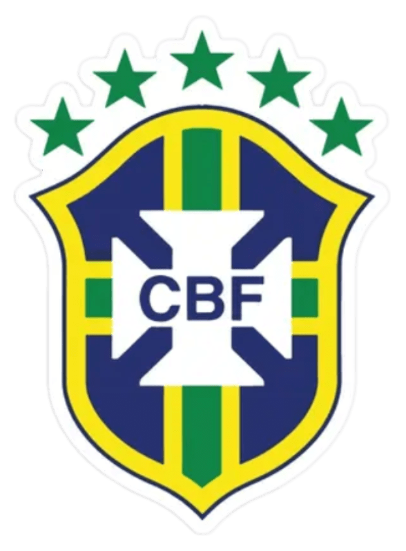 Brazil Football Team Logo Sticker