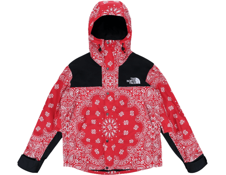 Supreme The North Face Bandana Mountain Jacket - Red