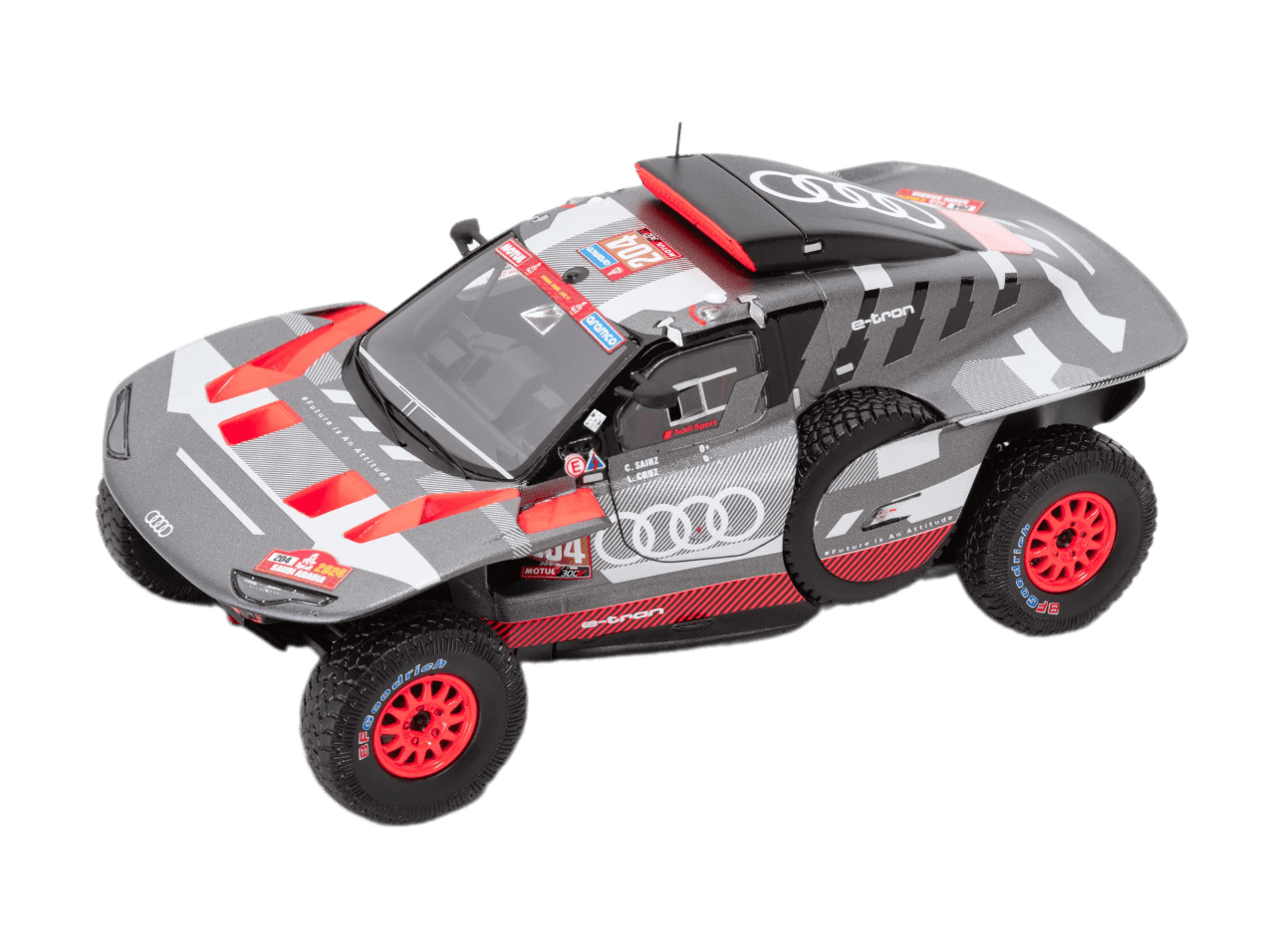 Audi RSQ e-tron Dakar 2024 Sainz/Cruz 1:18