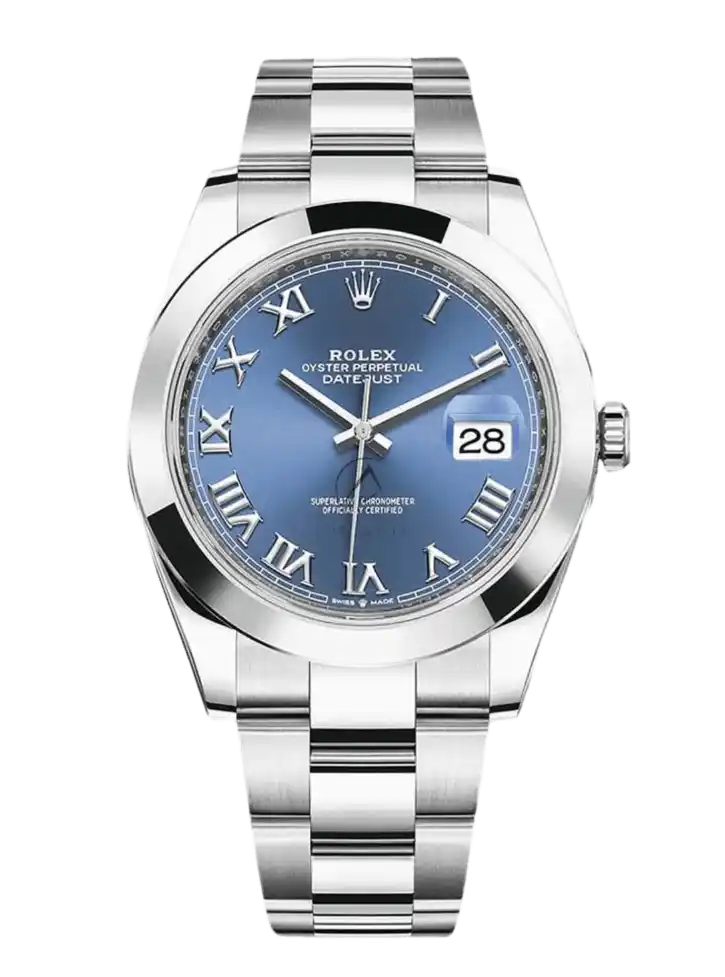 Rolex Datejust Blue Fluted Dial - 41mm, Steel (2023)