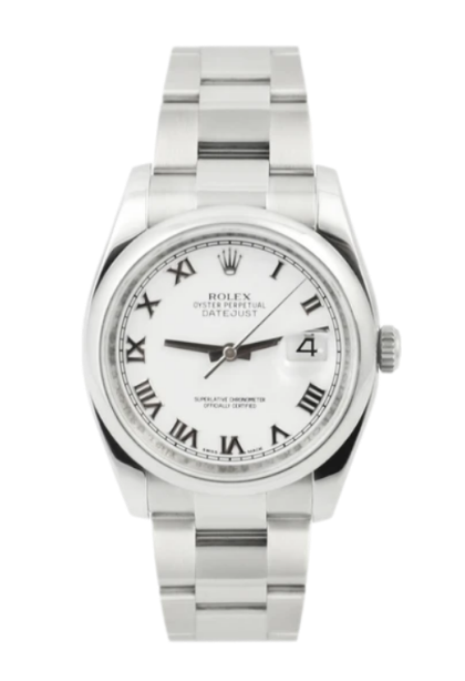 Rolex Datejust Oyster Perpetual White Dial - 36mm, Steel (2012)
