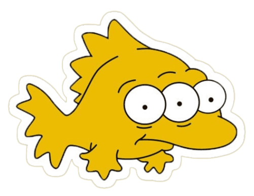 The Simpsons Three Eyed Fish Sticker