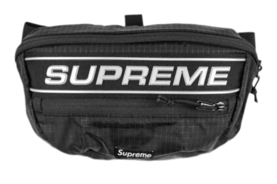 Supreme Logo Waist Bag - Black