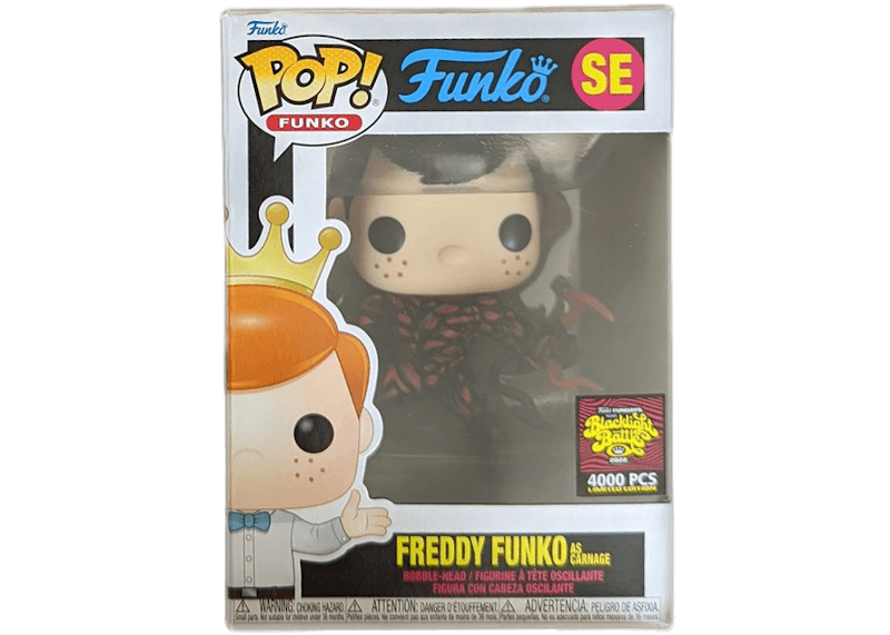 Fundays Box of Fun Blacklight Battle Freddy Funko As Spider-Man SE (LE 4000)
