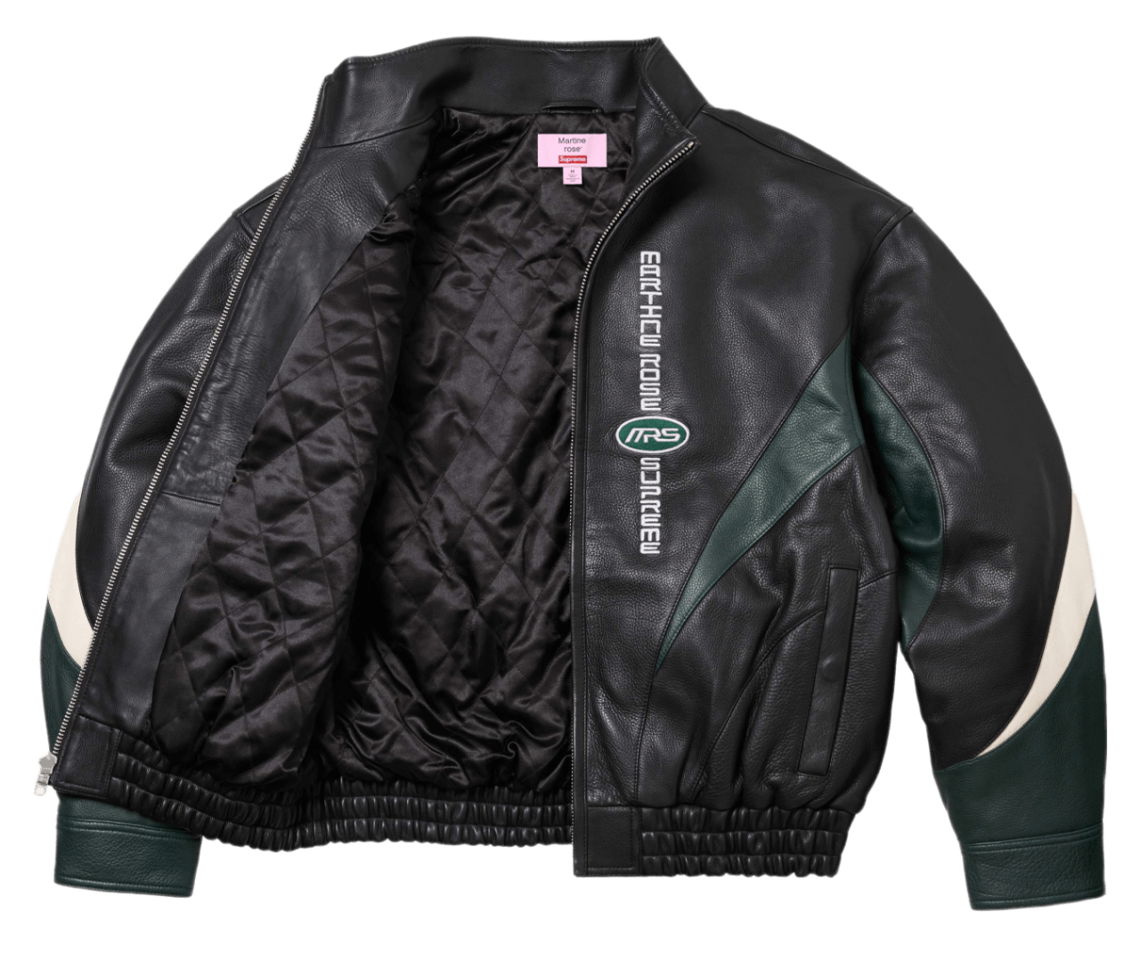 Supreme Martine Rose Leather Jacket - Black
