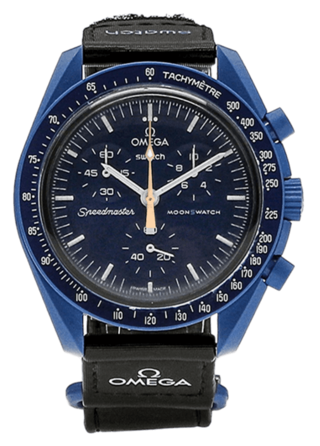 Swatch x Omega Bioceramic Moonswatch Mission to Neptune Moonshine Gold