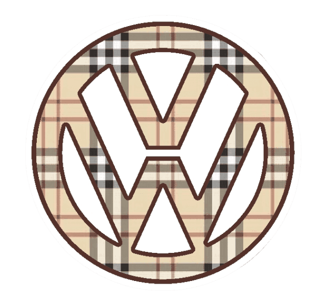 Burberry Sticker - "VW Logo"