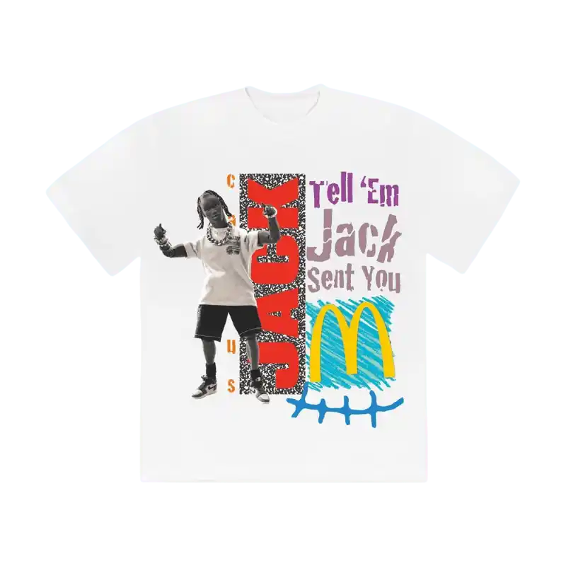Travis Scott x McDonald's Jack Smile T-shirt - White