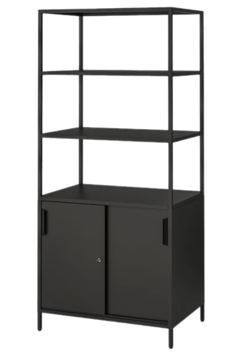 TROTTEN Cabinet with Sliding Doors - Anthracite