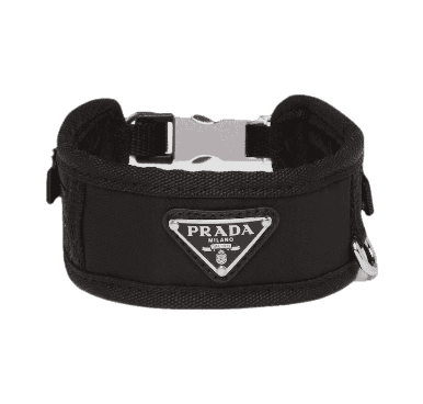 Prada Nylon Pet Collar - Black
