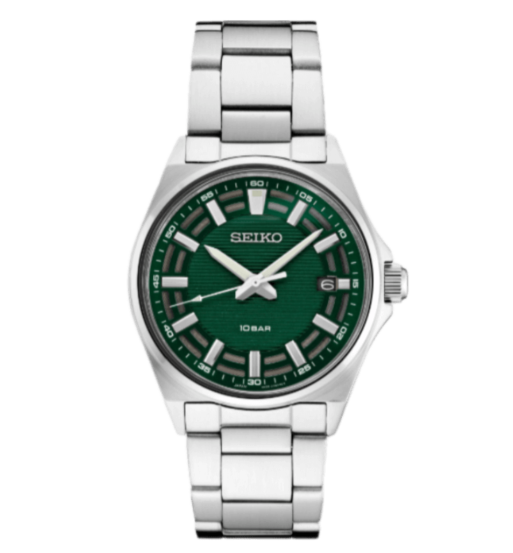 Seiko Essential Green Dial (SUR503) - 40mm, Steel