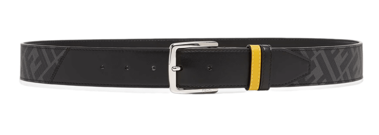 Fendi Diagonal Belt - Black