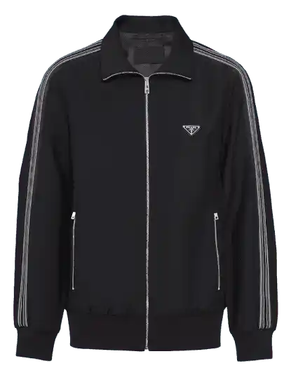 Prada Wool and Mohair Bluson Jacket - Black