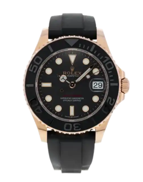Rolex Yacht-Master Black Dial - 37mm, Rose Gold (2019)