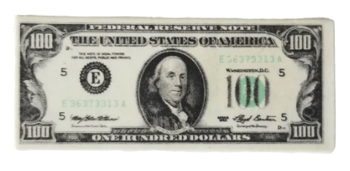 Hundred Dollar Bill Eraser