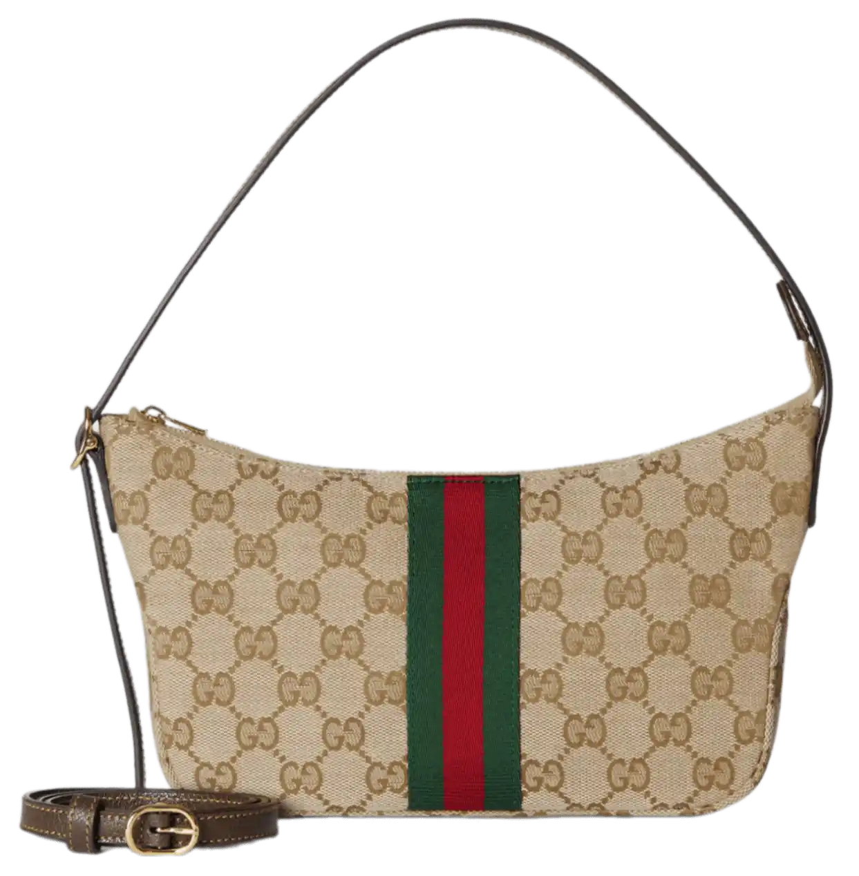 Gucci Lunetta Small Crossbody Bag - Sand Brown