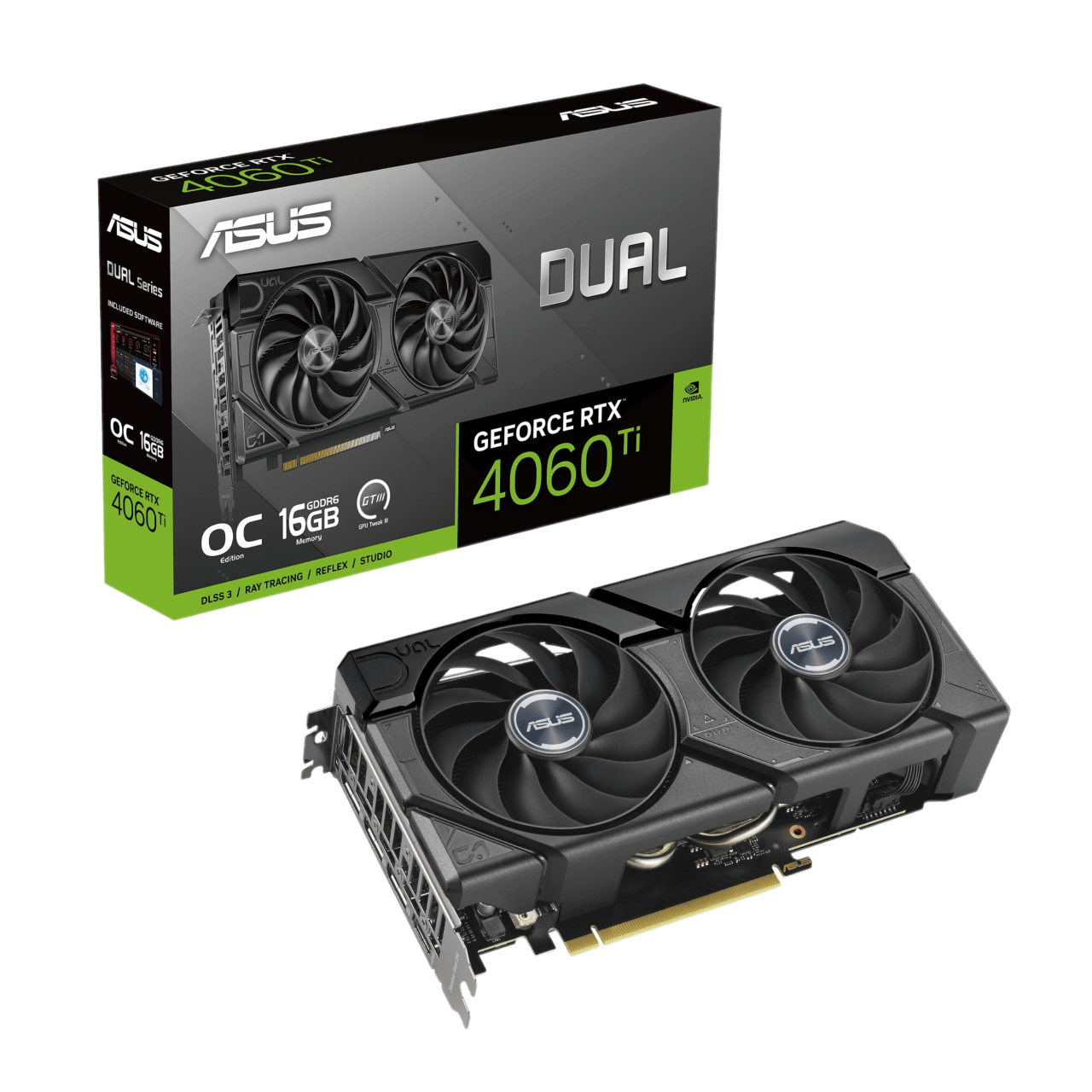 ASUS Dual GeForce RTX 4060 Ti EVO 16GB GDDR6