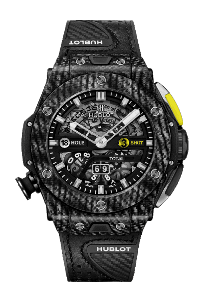 Hublot Big Bang Unico Golf Black Carbon - 45mm, Carbon Fiber/Black Texalium