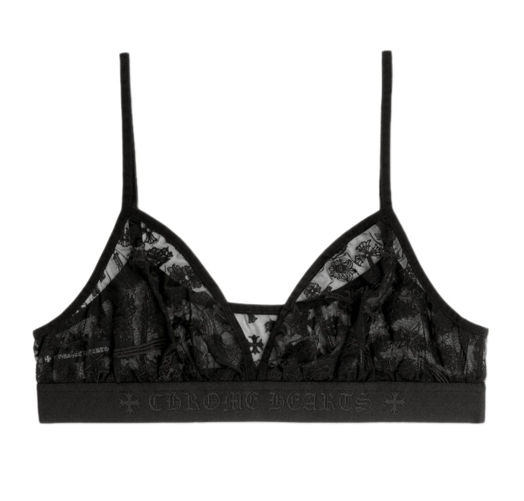 Chrome Hearts Lace Triangle Bralette