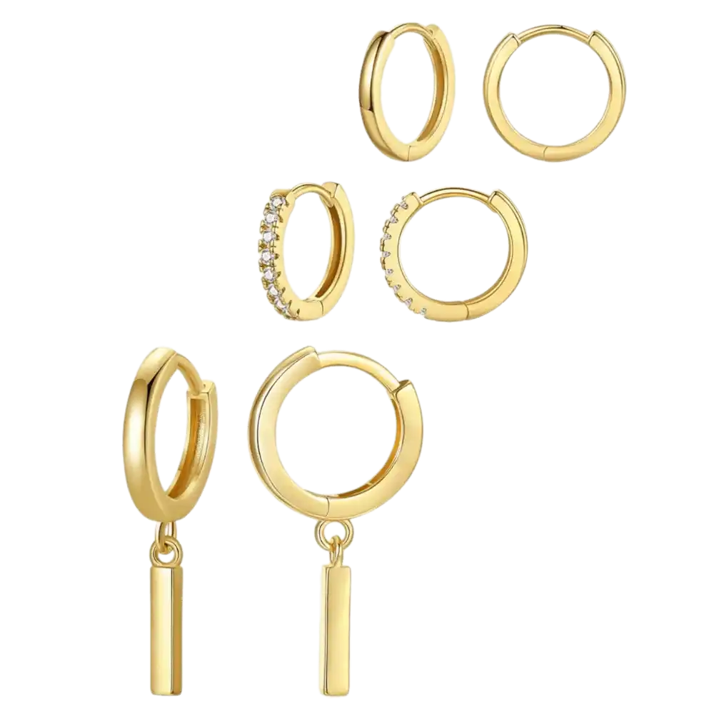 14K Gold Plated Earrings