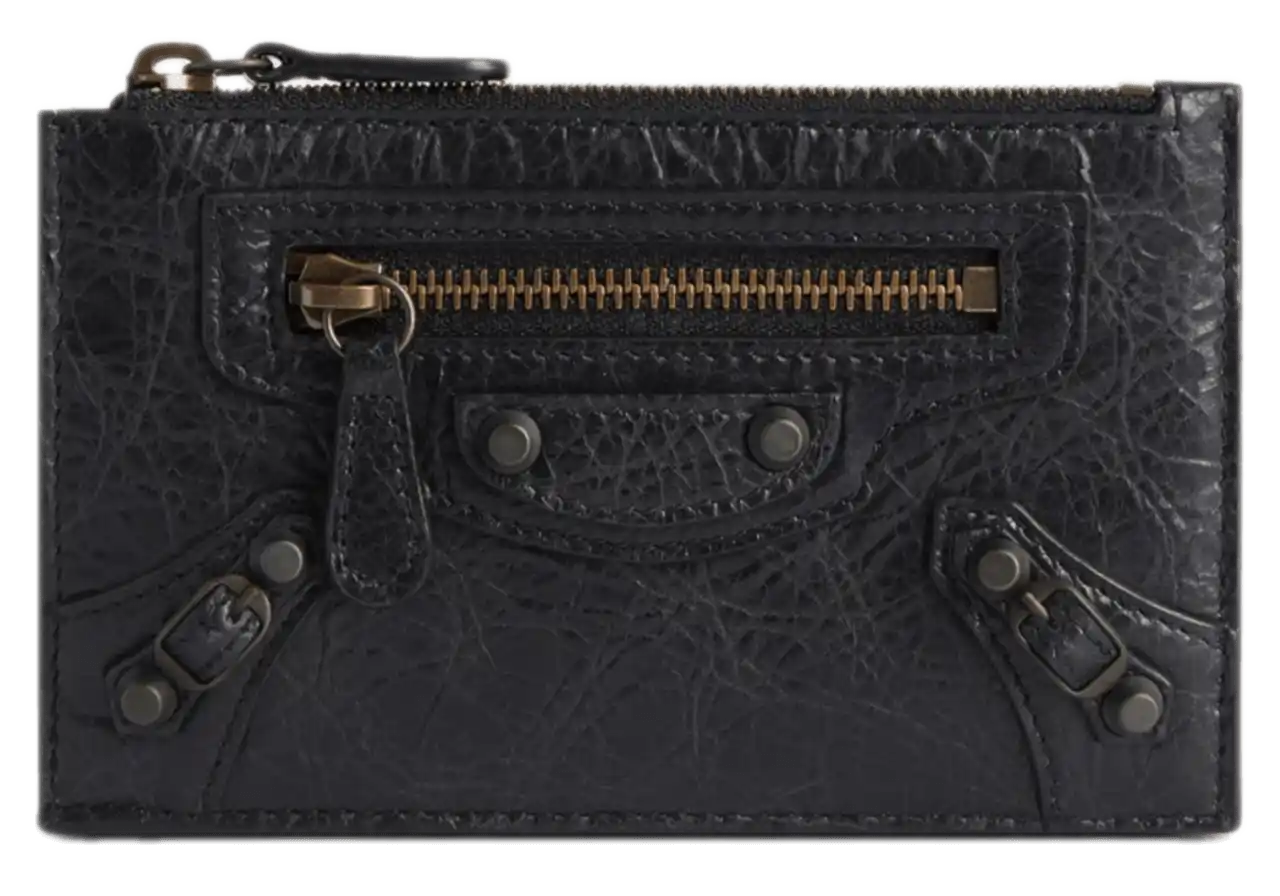 Balenciaga Le City Long Coin And Card Holder - Black