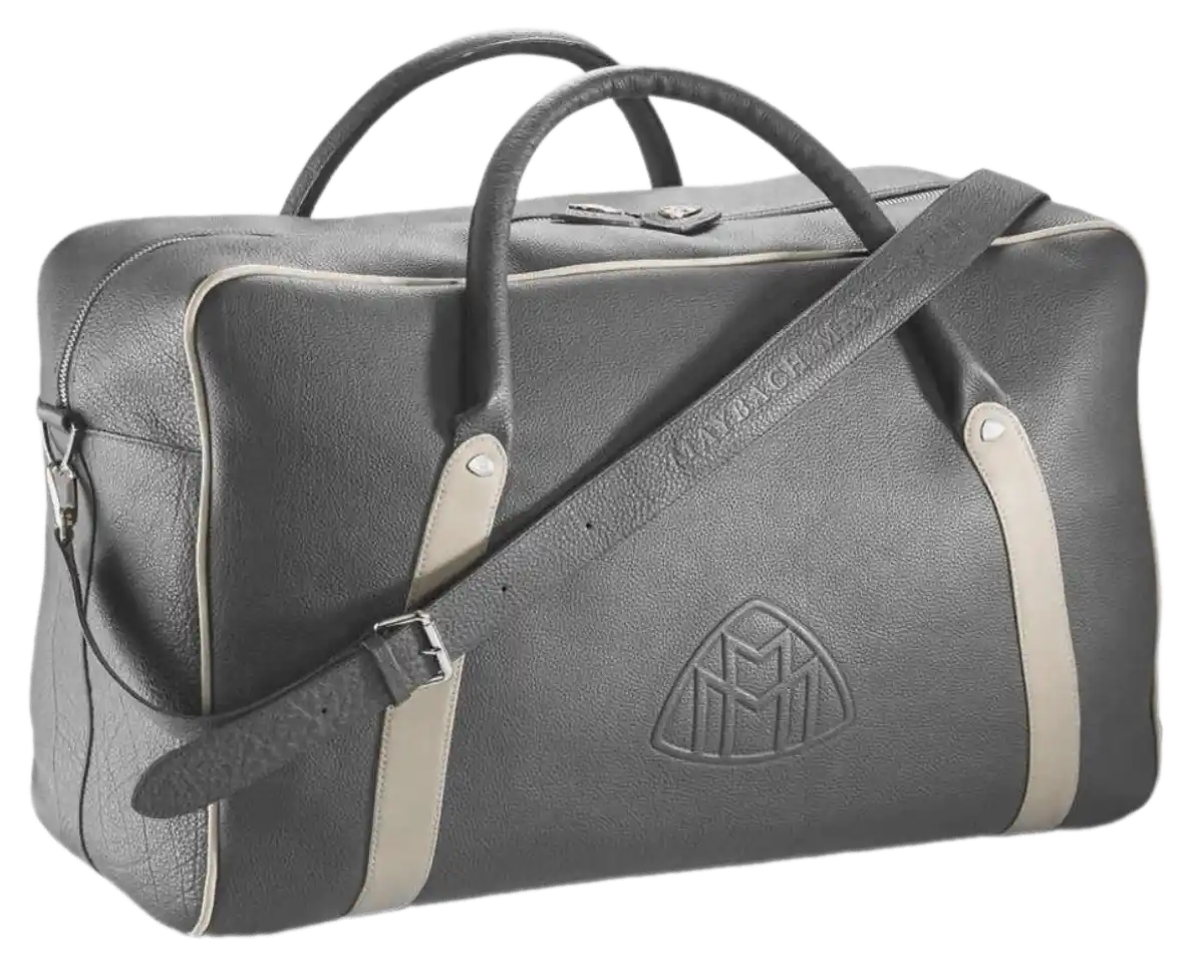 Maybach The Voyager I Calfskin Travel Bag - Gray