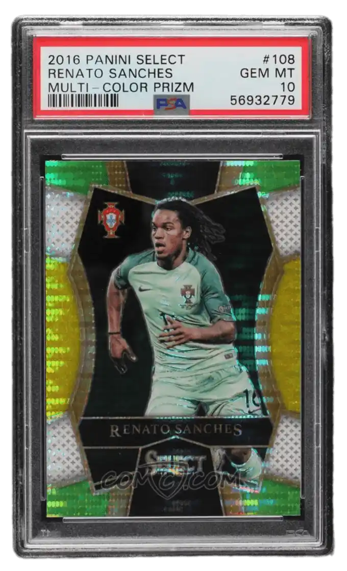 2016-17 Panini Select - Multi-Color Prizm #108 - Mezzanine - Renato Sanches PSA 10