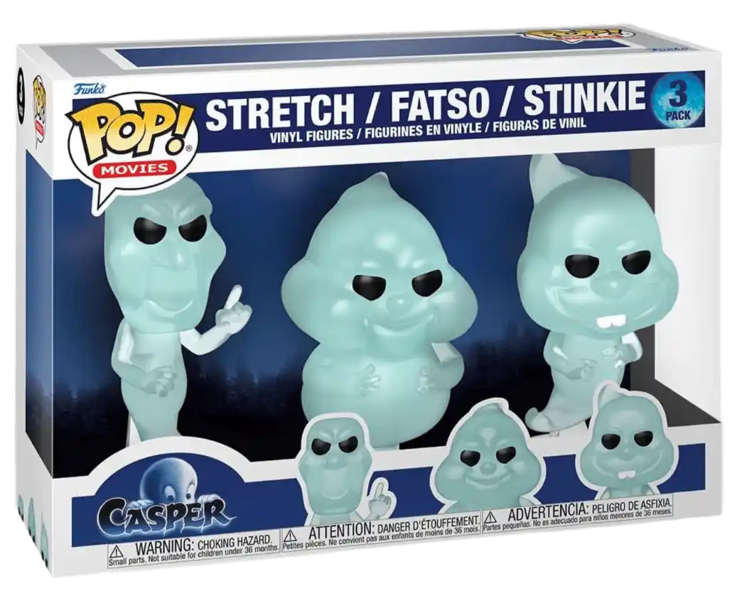 Funko Pop! Casper 30th Stretch/Fatso/Stinkie