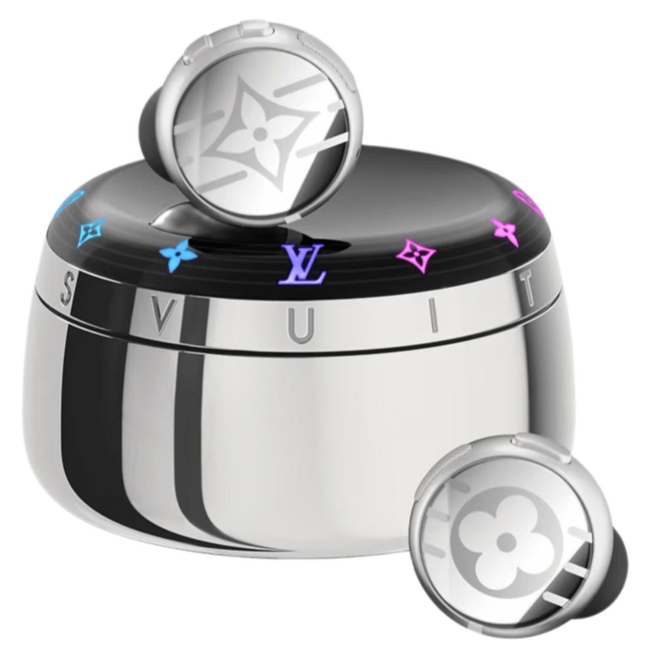 Louis Vuitton Horizon Light Up Earphones - Silver
