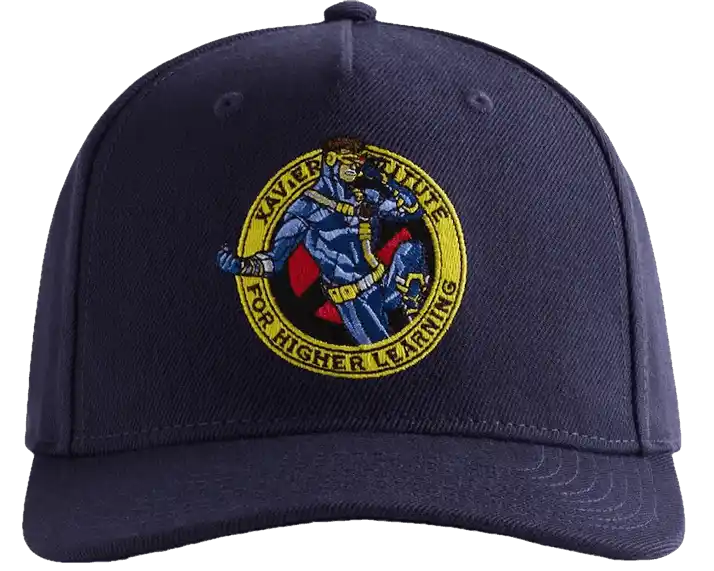 Kith x Marvel X-Men Cyclops Pinch Crown Snapback Hat - Nocturnal PH