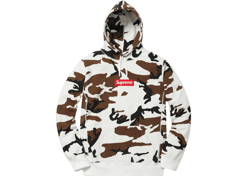Supreme Box Logo Hooded Sweatshirt - Camo