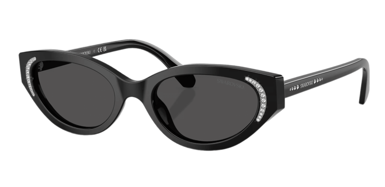Swarovski Sunglasses Cat-eye Shape - Black