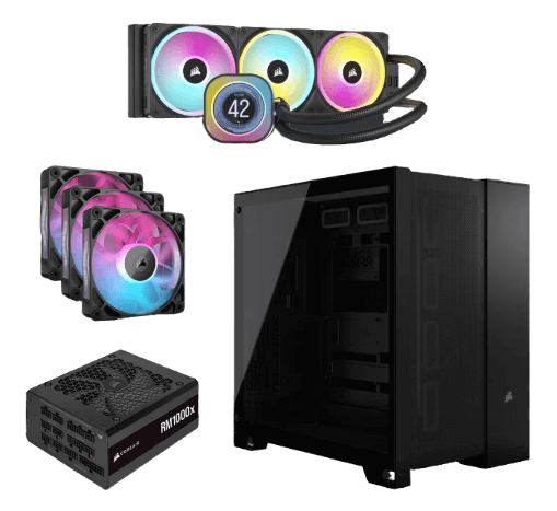 Corsair 6500D Airflow Black All-in-One Bundle